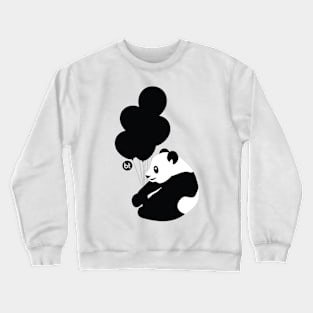 Balloon Panda Crewneck Sweatshirt